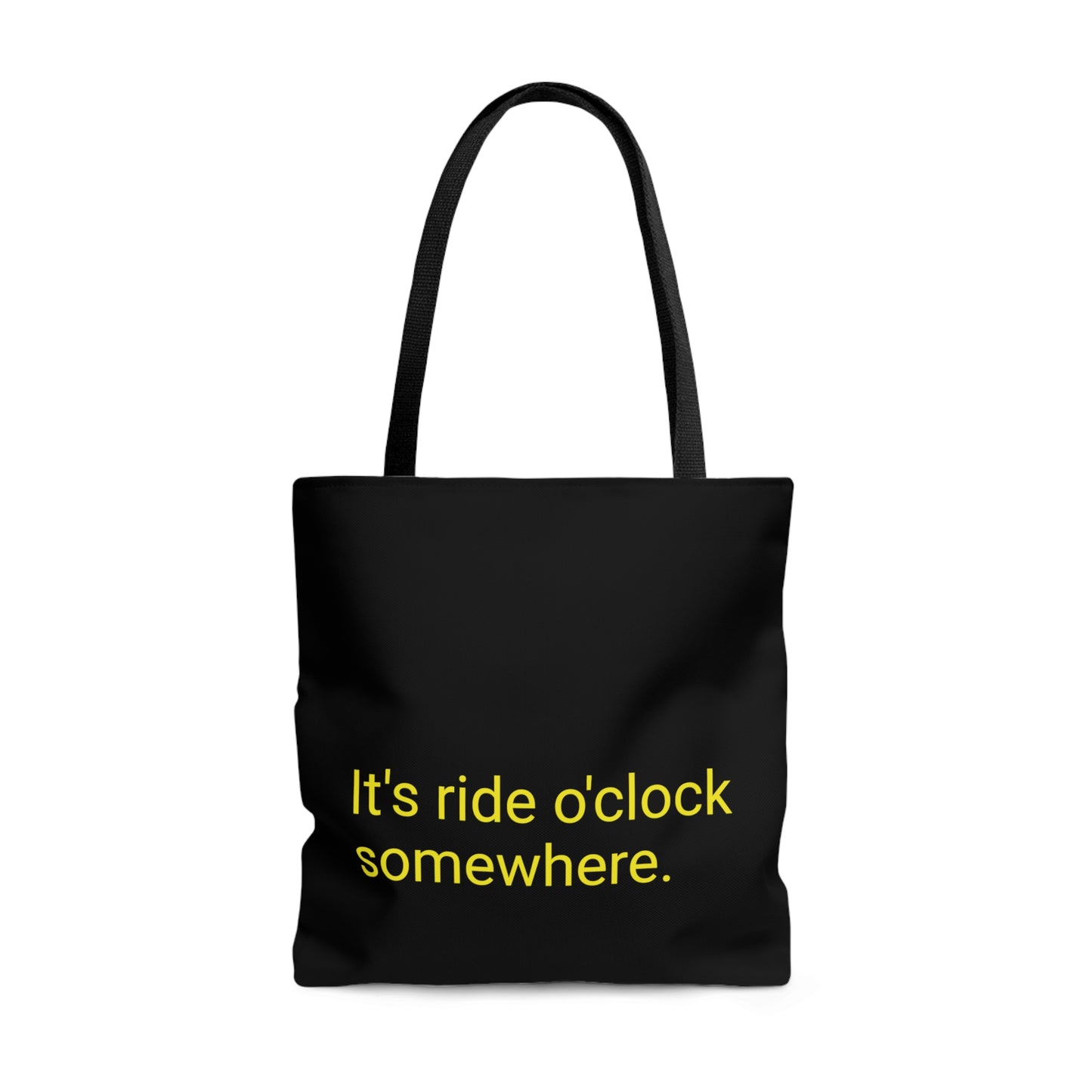 "It's ride o'clock somewhere" Bolsa de lona