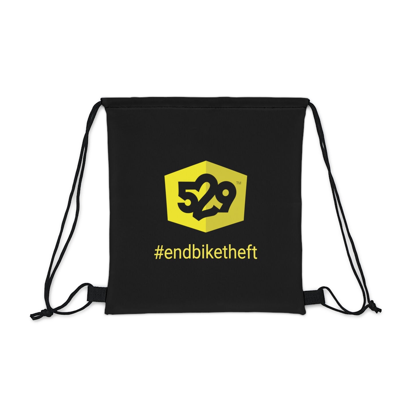 #endbiketheft Outdoor Drawstring Bag