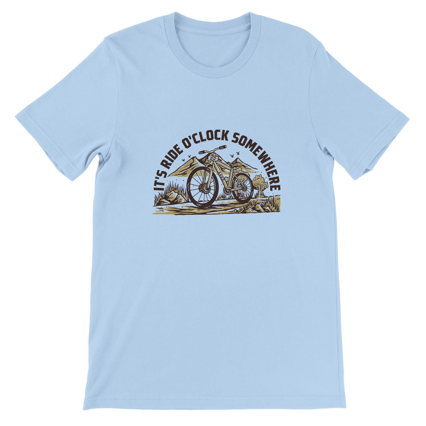 2023 529 Garage Limited Edition "It's ride o'clock somewhere" Premium Unisex Crewneck T-shirt