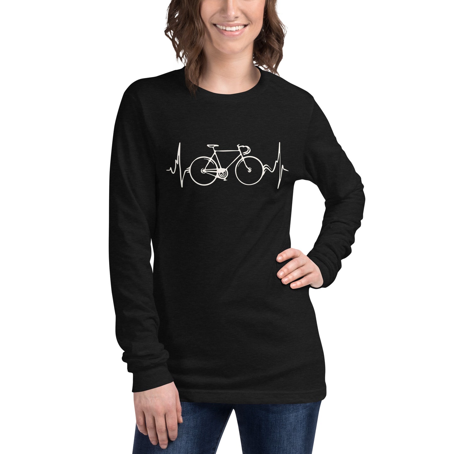 Le cyclisme, c’est la vie Tee-shirt unisexe à manches longues