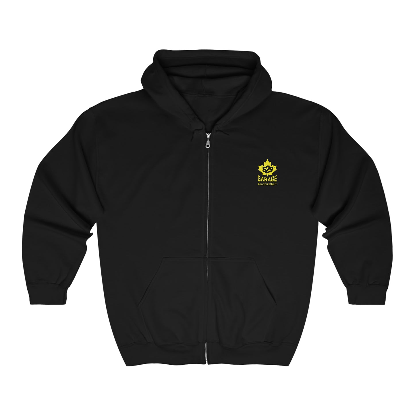 It's ride o'clock somewhere Canadian Logo Sweat à capuche épais unisexe avec fermeture éclair intégrale