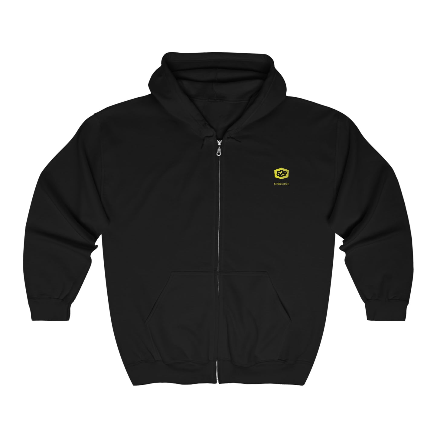 It's ride o'clock somewhere Unisex Heavy Full Zip Hooded Sweatshirt