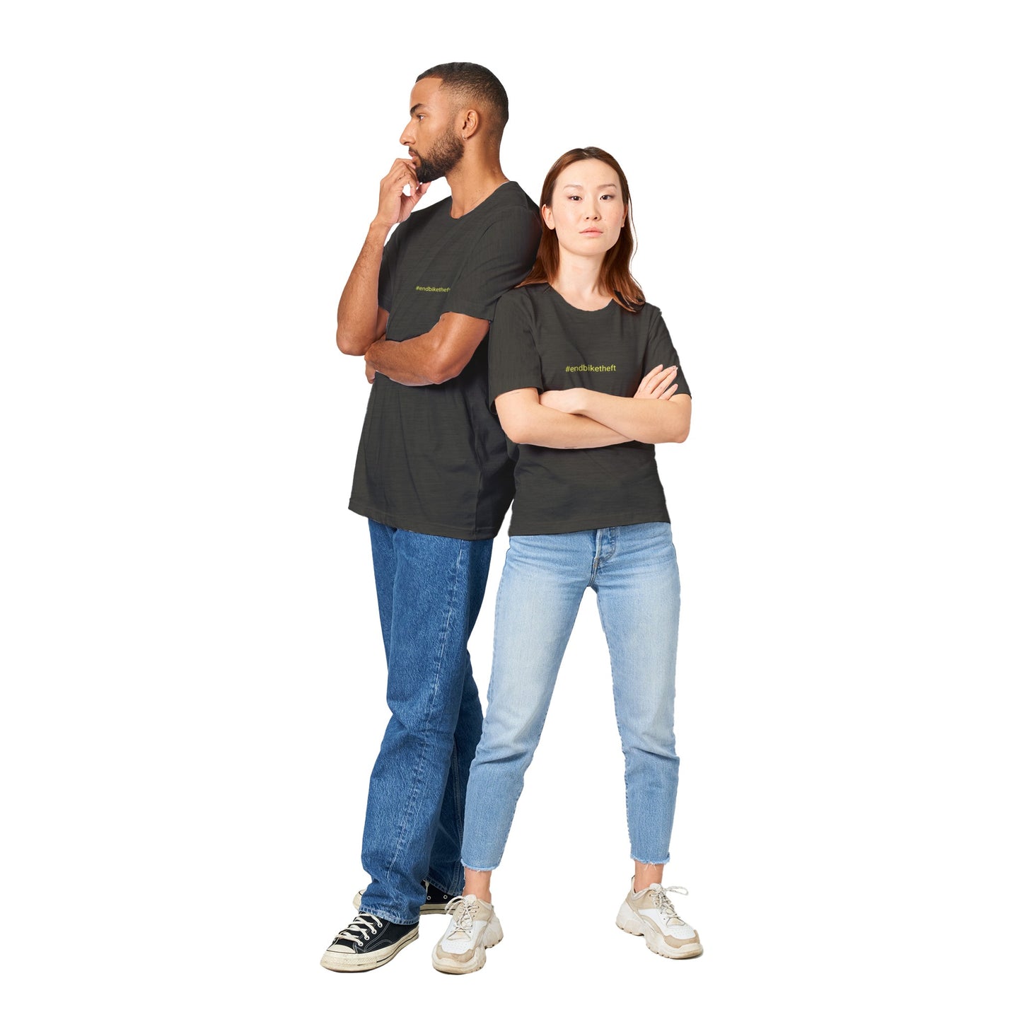 #endbiketheft - Triblend Unisex Crewneck T-shirt