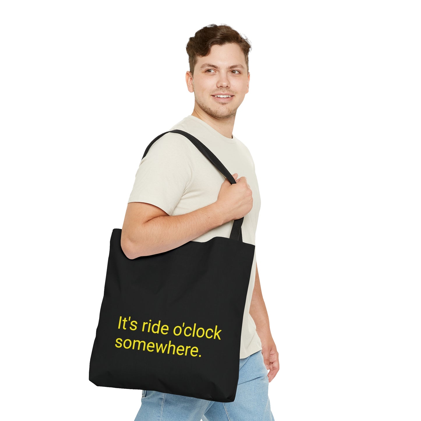 It's ride o'Clock somewhere tote bag