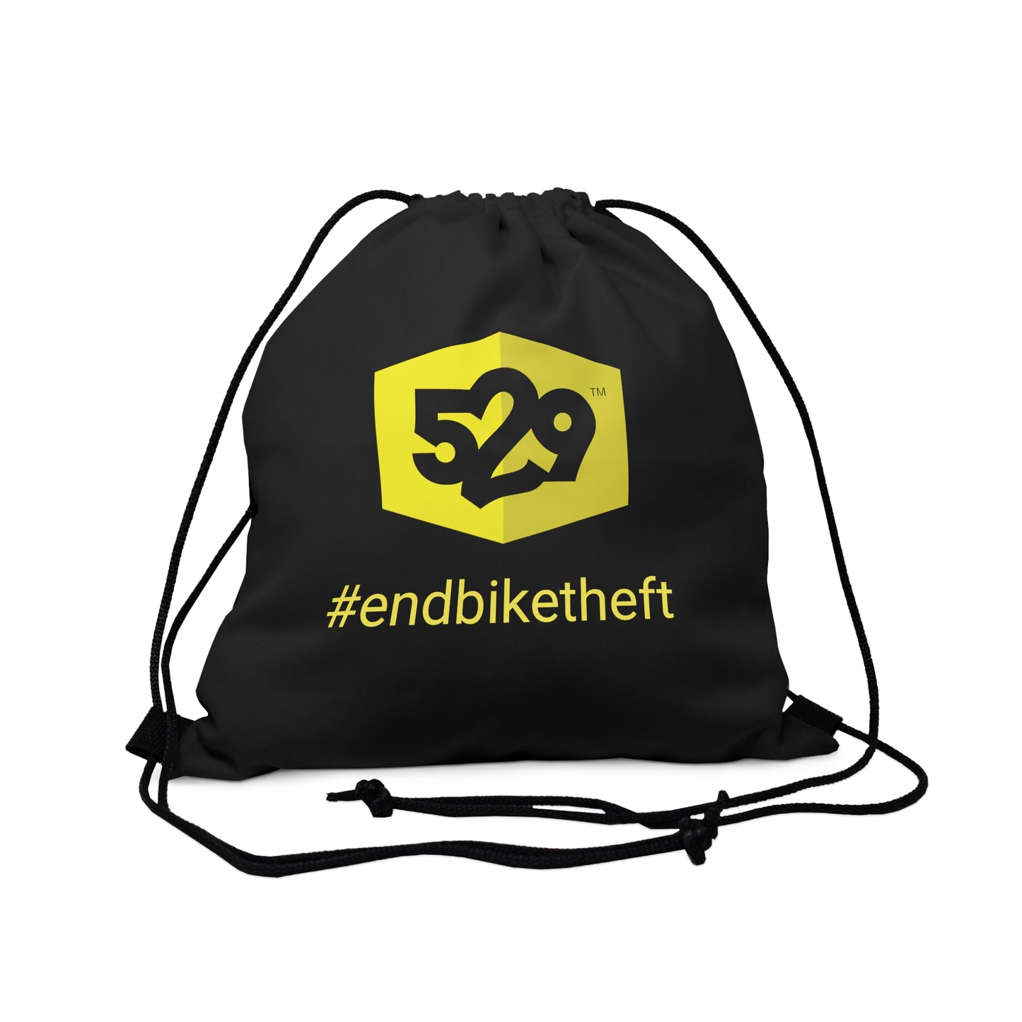 #endbiketheft Outdoor Drawstring Bag