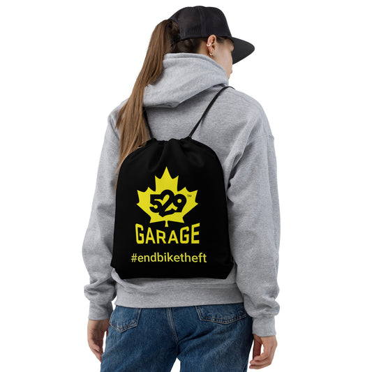 #endbiketheft Outdoor Drawstring Bag (Canadian Logo)