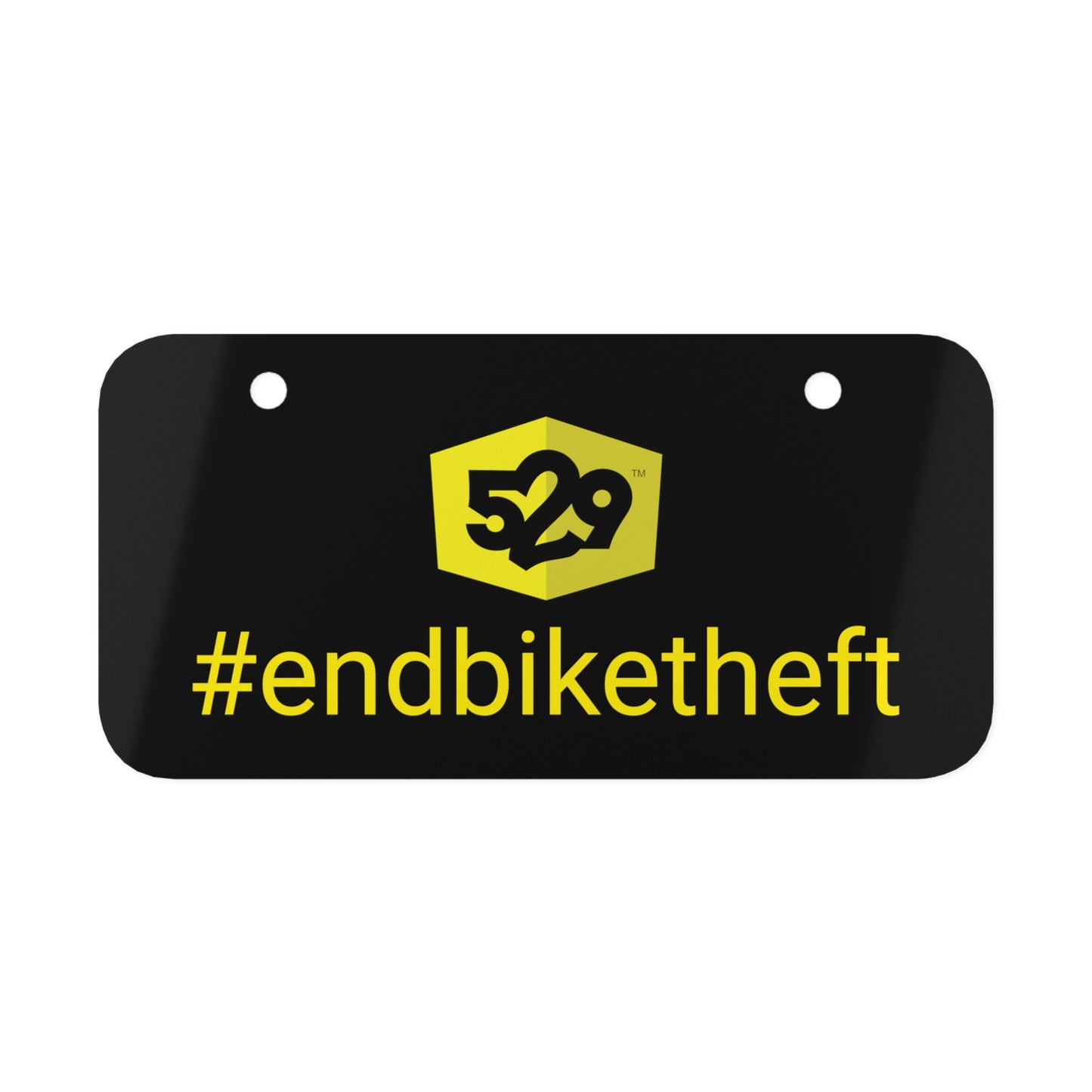 #endbiketheft mini license plate