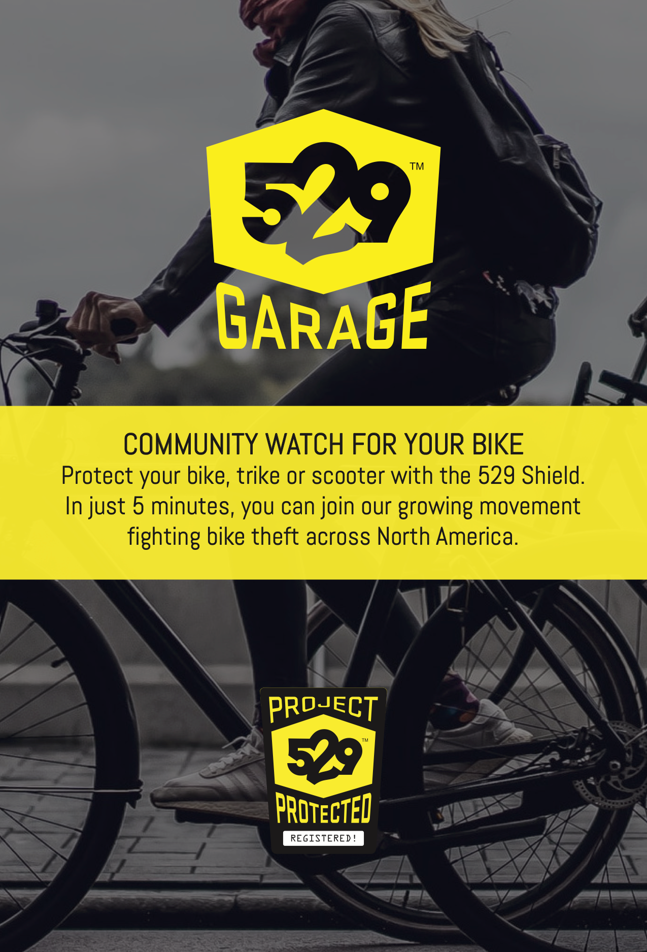 529 Shield (Kit d'enregistrement de vélo de garage 529 - édition américaine) 