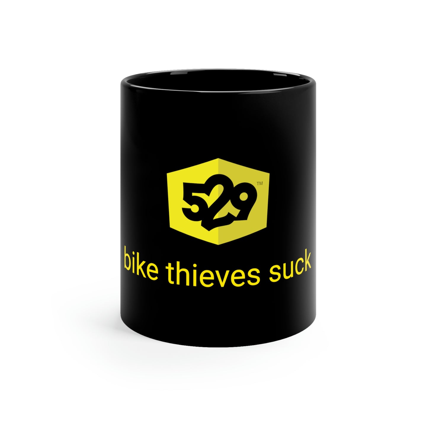 "Bike thieves suck" taza