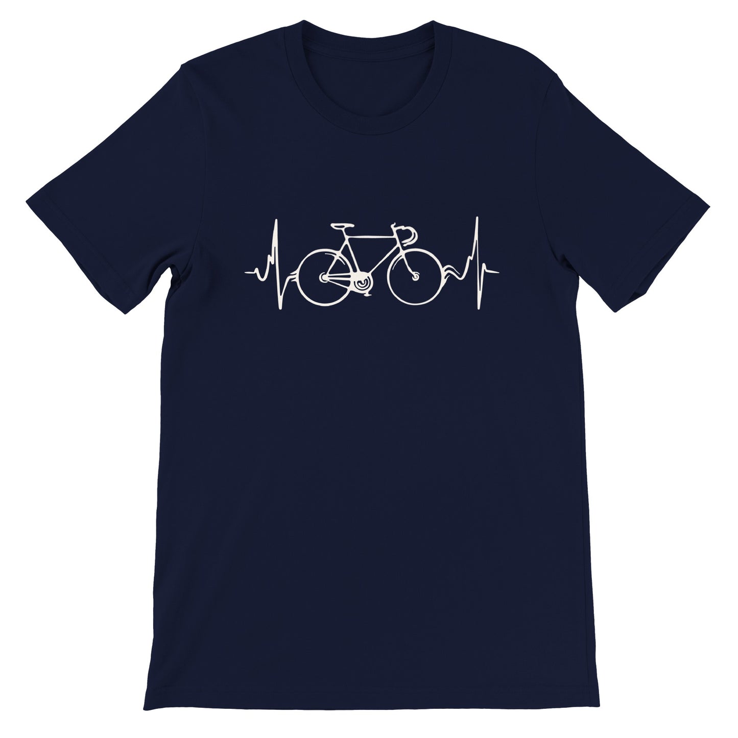 Faire du vélo, c'est la vie - T-shirt premium unisexe à col rond
